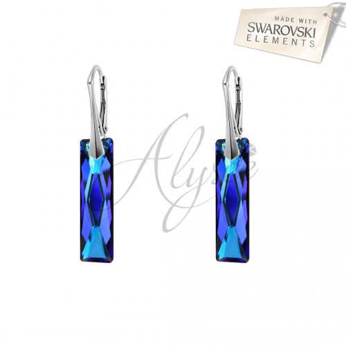 Cercei Queen Baguette Bermuda Blue Cercei Queen Baguette Bermuda Blue