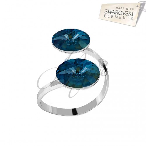Inel Bermuda Blue - 2 Rivoli 