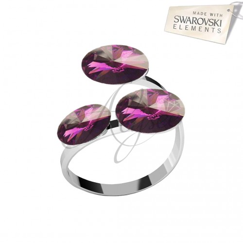 Inel 3 Rivoli Amethyst