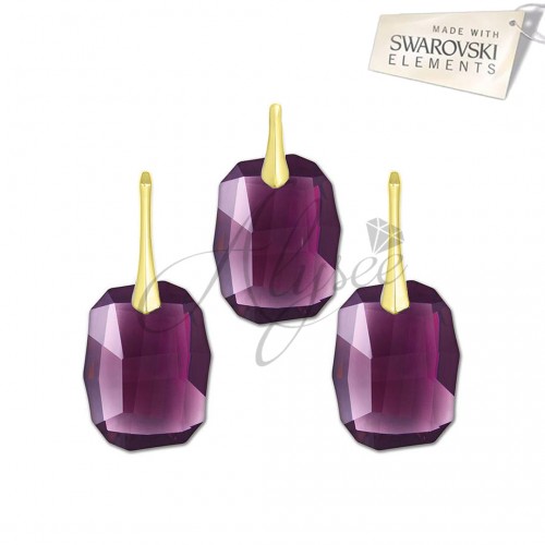 Set Graphic Amethyst Gold