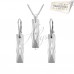 Set Queen Baguette Comet Argent