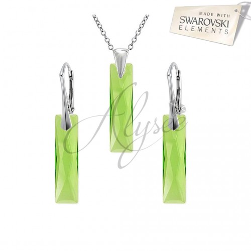 Set Queen Baguette Peridot